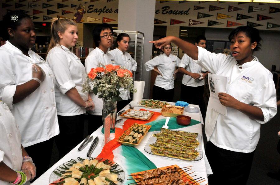 The Culinary Magnet prepares meals for teachers and guests in addition to competing in competitions. 