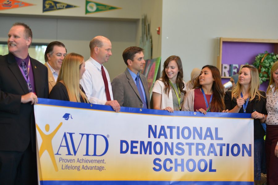 On Thursday, the school was chosen as a National Demonstration School for AVID for the third year in a row. Photo by Brielle Bishop