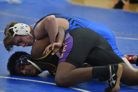 The wrestling team lost against Byron Nelson and Pearce at the first meet of the season. Photo by Ana Gutierrez