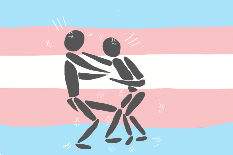 The Talon staff believes that athletes should compete against athletes of the same gender, not the sex assigned on their birth certificate. Illustration by Emma Jean Shuemake