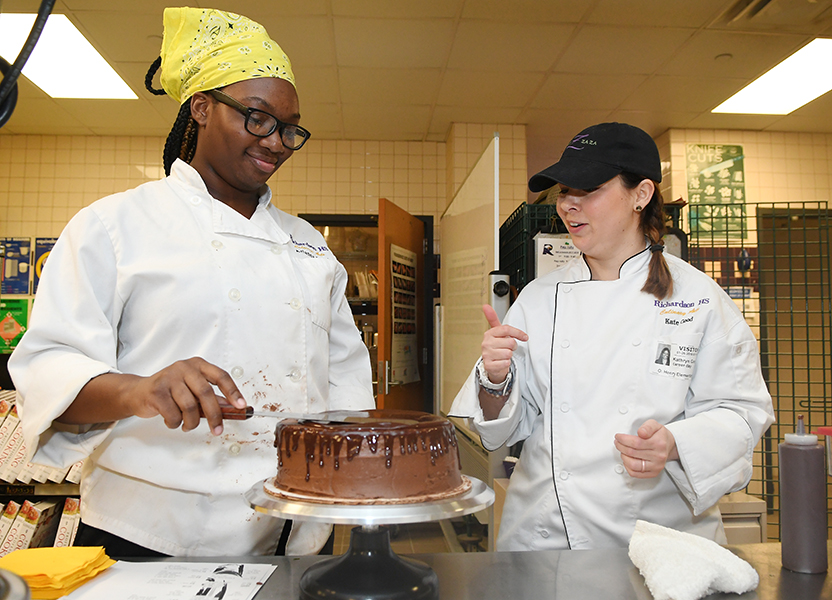 Good is working to bring a new vision to the culinary magnet including an on-campus restaurant and more hands-on experiences for her culinary students.

