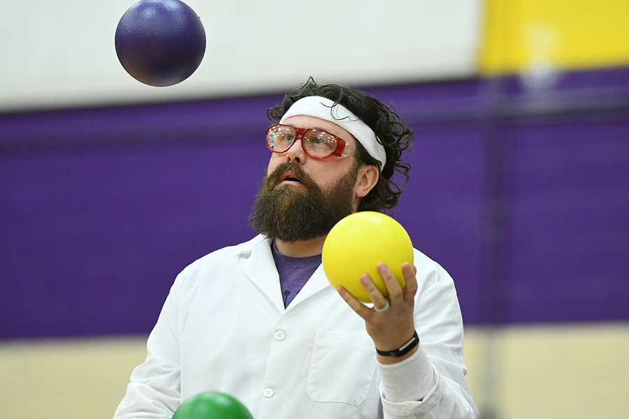 Student vs Staff Dodgeball Game Raises Money for Eagle Fund