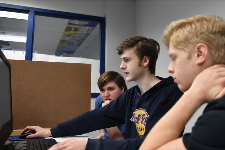 Senior Lukas Zenick helped Topgolf close a security loophole that could allow hackers to steal free rounds of golf. Photo by Savannah Armitage