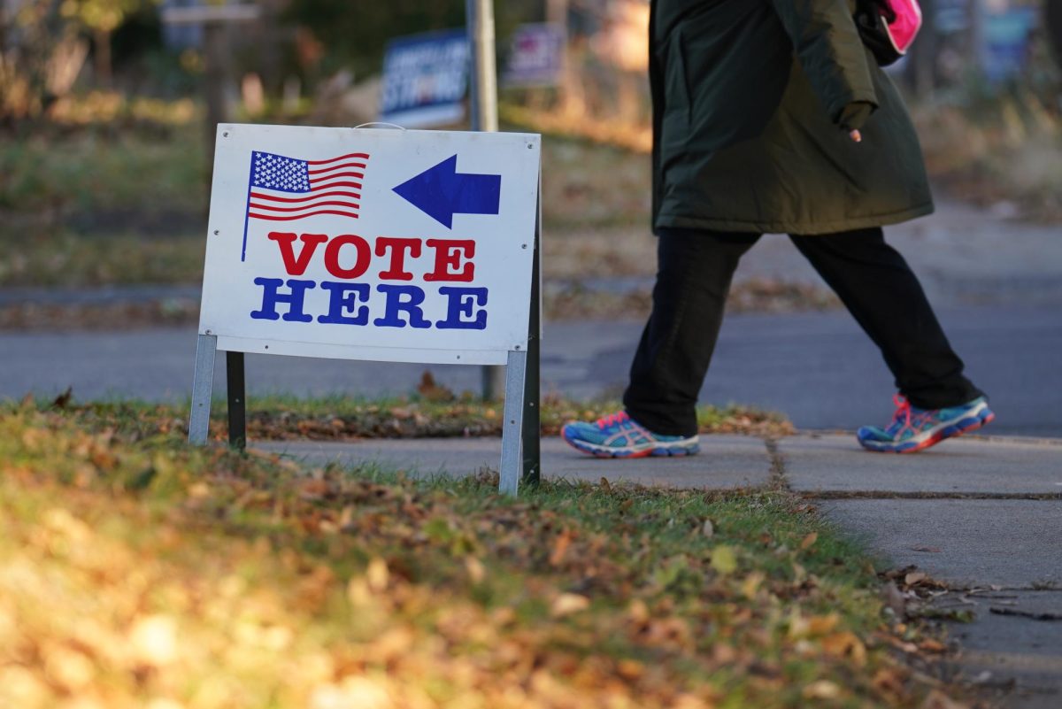 Students volunteered at voting centers during the primary elections to support the voting process and make an impact on their community. "It made me think voting should be a necessity for everyone," junior Irina Haider said. "It should be a priority for you if you can." “Vote Here sign in Minneapolis, Minnesota.” by Lorie Shaull, CC BY 2.0